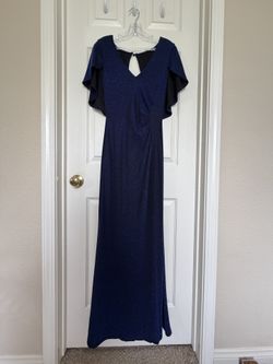 Blue Sparkly Evening Gown
