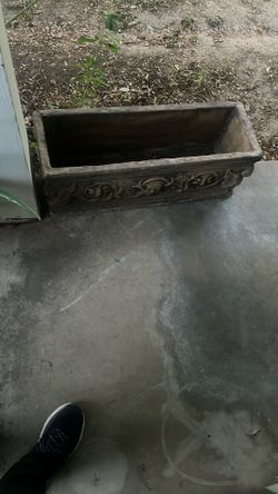 Antique Concrete Planter