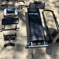 Total Gym Model 14000 with Many Accessories 