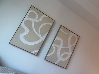 Abstract Canvas Wall Art Set of 2