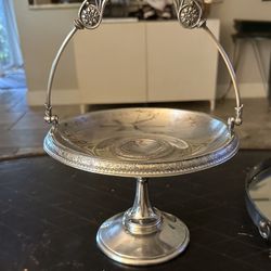 Vintage Victorian bridal basket