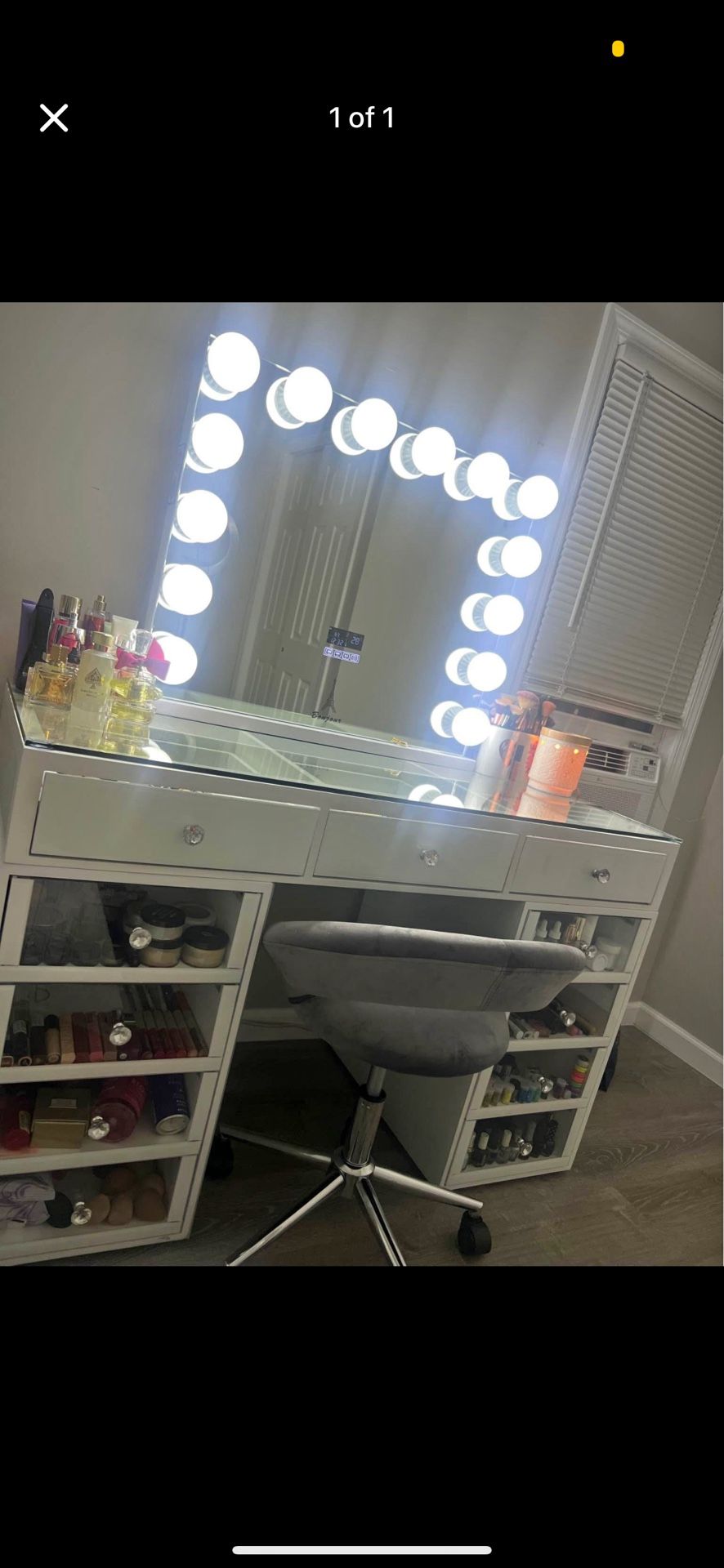 Vanity For Make Up too big for our room