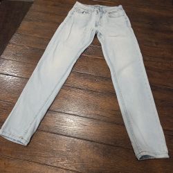 Zara Light Wash Distressed Slim Fit Jeans - Womens 29