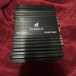 Diablo Amp For Subwoofers