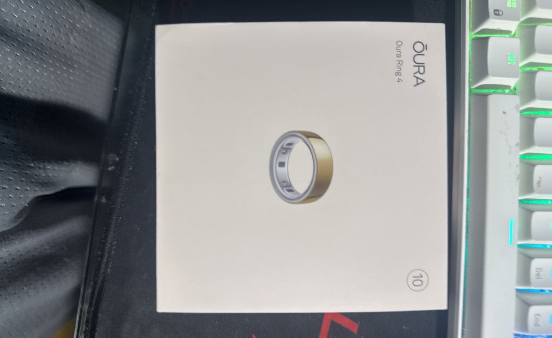Oura Ring Gen 4 – Gold – Size 10 – Brand New & Sealed