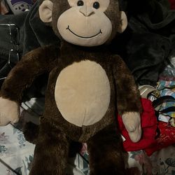build a bear workshop retired cheerful monkey 2012 plush toys nostalgic memories And Accesories