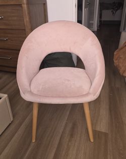 Pink Velvet Chair