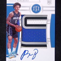 2022-23 National Treasures Paolo Banchero #110 RC Rookie Patch Auto  99 RPA