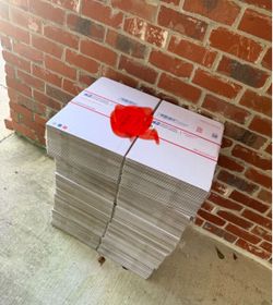 Post office boxes.