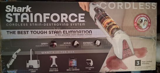 Brand New Shark Stainforc Cordless Stain-Destroying System
