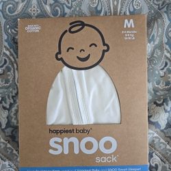 SNOO Happiest Baby Sleep Sack Swaddle Wrap Ivory Medium 2-4 Months 12-18 lbs New