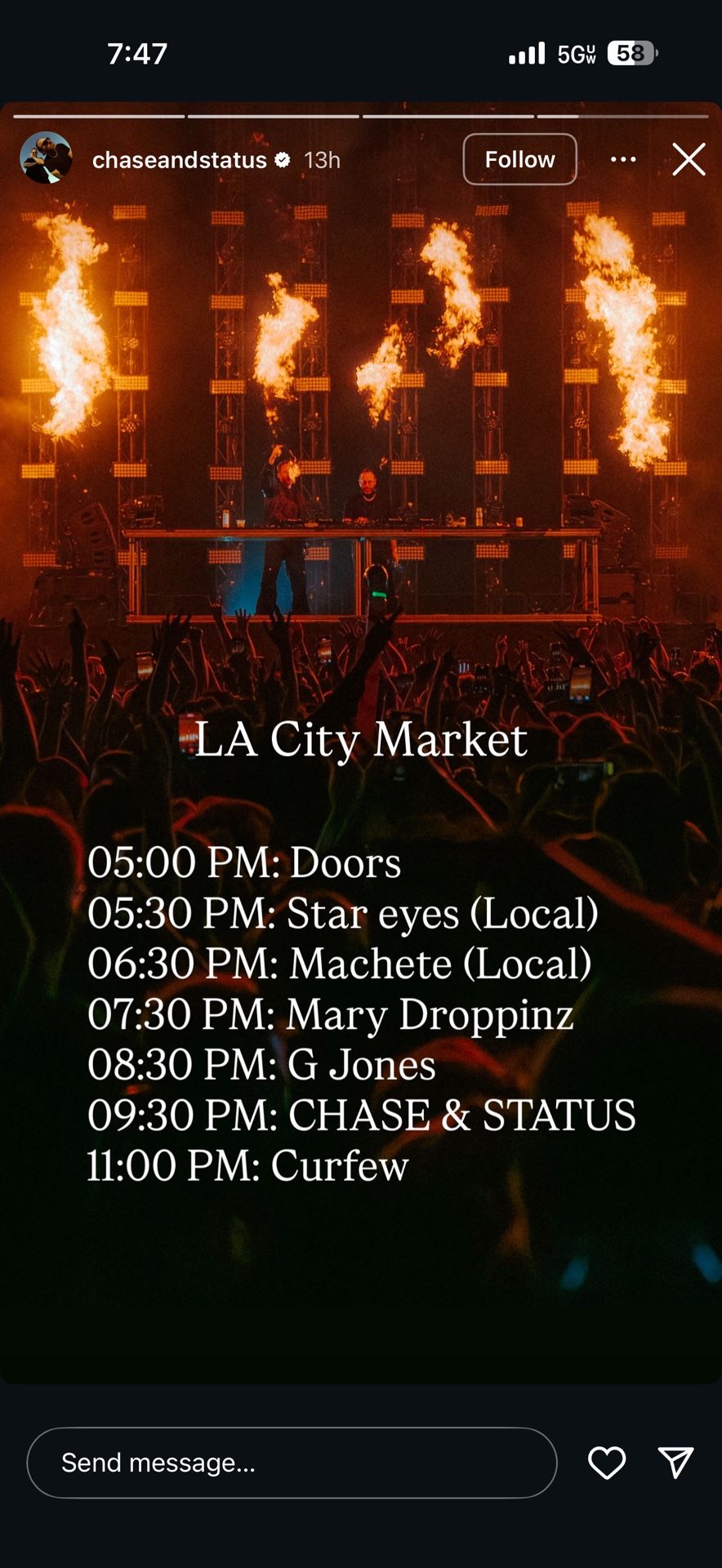 Chase And Status La city market