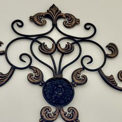 Bronze Scroll Wall Grill