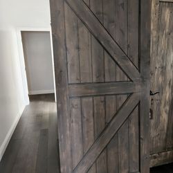 Barn Door With Hardware And Rail