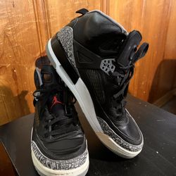 Nike Air Jordan Spizike Men's Size 10 US Black Cement  Athletic Shoe
