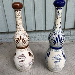 Decorative Tequila Bottles From Puerto Vallarta