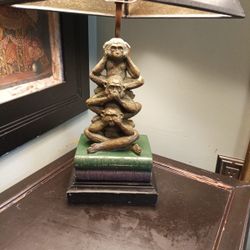 No Evil Monkey Lamp