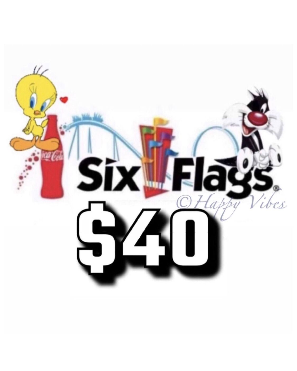 Six Flags ☀️🎢🎠🎟️