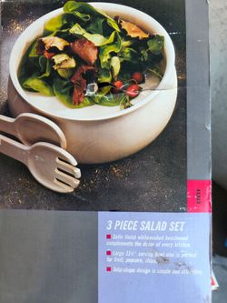 NEW SALAD SET  OF BOWL