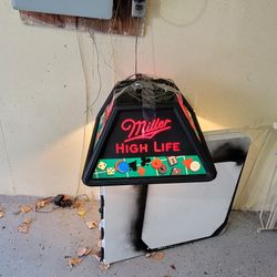 Miller High Life Bar Or Pool Light