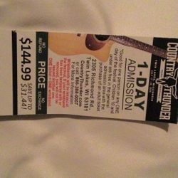 1 Day Ticket Pass To Country Thunder In twin lakes wisc.     Next Weekend July 17-21