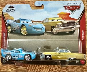 Disney Pixar Cars 20th Anniversary Lightning McQueen & Tex Dinoco 2-Pack