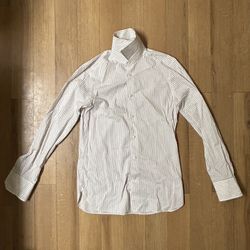 Ermenegildo Zegna – Men’s Striped Dress Shirt – Size 38/15