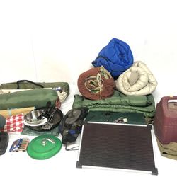 Family Or Friend Camp Gear Set Up