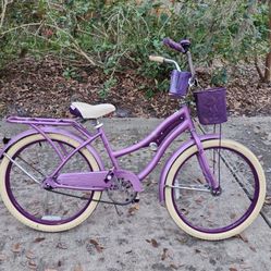 Huffy 24" Nel Lusso Girls' Cruiser Bike, Purple Satin