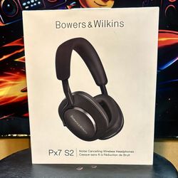 Bowers & Wilkins (Px7 S2) Wireless Noise Cancelling Headphones – Premium Hi-Fi Sound | Adaptive ANC | Luxury Comfort