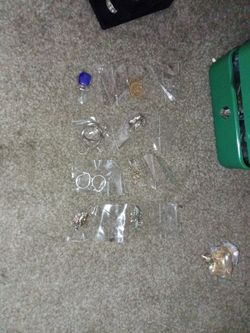 Earrings Silver Pendant 