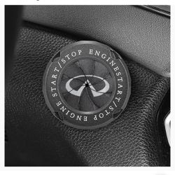 Infiniti Push Start Button Cover Spin Engine Start Stop