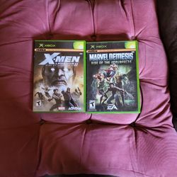 2 Original X-Box Video Games