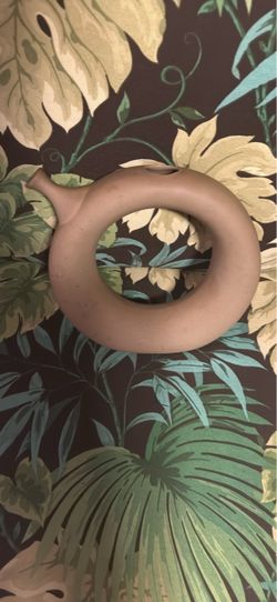 Italian Wine Vessel – Unique Ceramic Donut/Ring Shape
