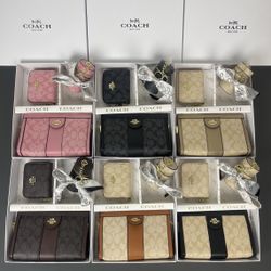 Coach Bag Kits (1 Shoulder Bag, 1 Wallet, 1 Coin Purse)