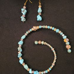 Bracelet and Earings 