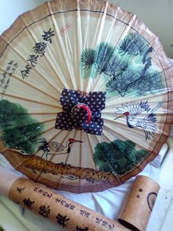 Vintage Japanese Parasol1