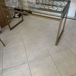 Gold Dining Table