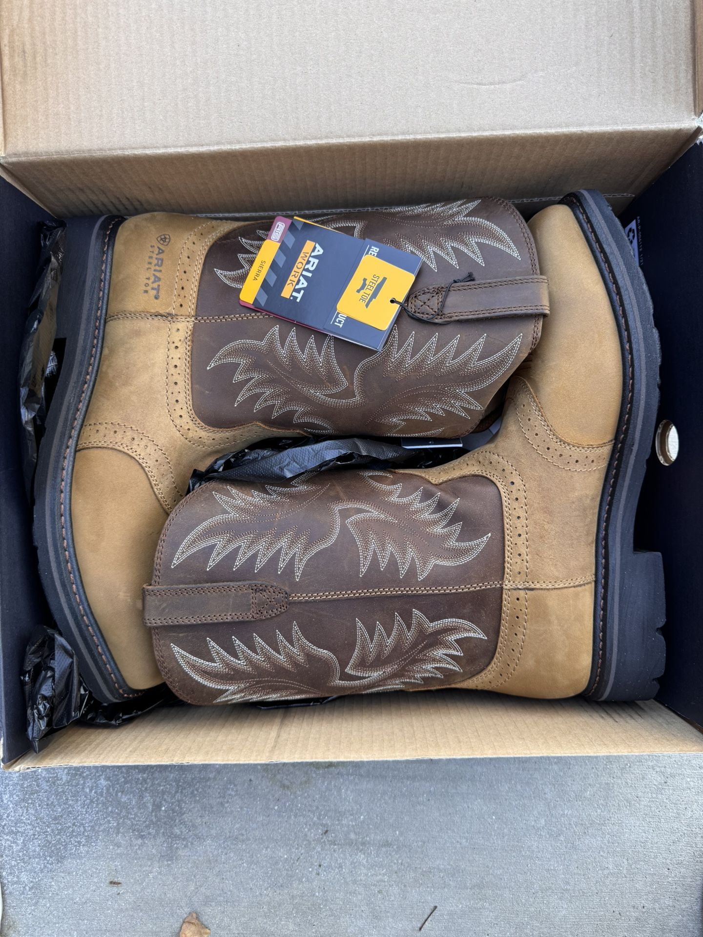 Ariat Sierra Steel Toe Work Boots