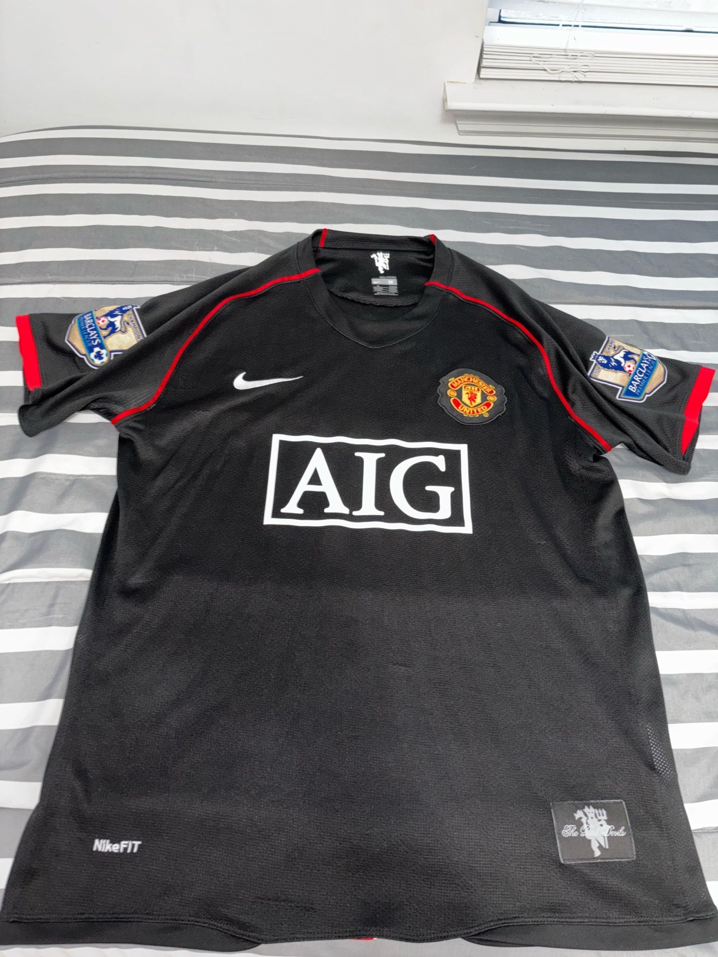 Ronaldo Man United Jersey, Men’s Size Medium