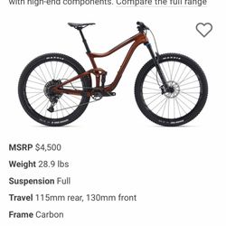 2020 Giant Trance!! 2 Pro Medium 29 Er  Full Carbon! 