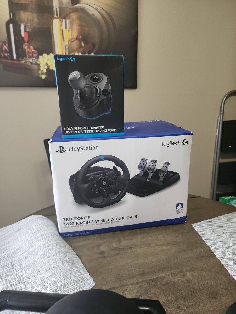 Gaming Racing Wheel And Shifter