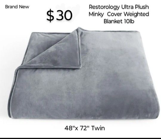 Brand New Restorology Ultra Plush Weighted Blanket