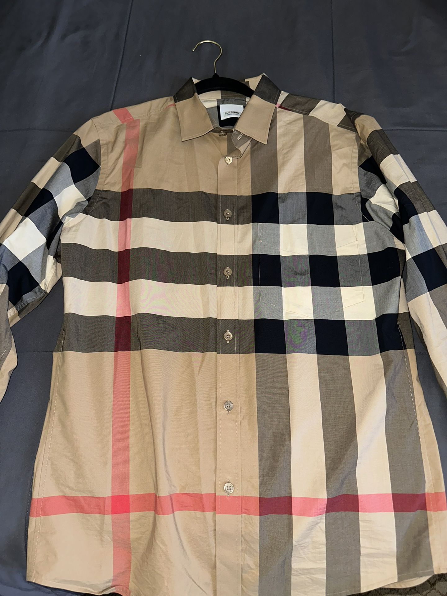 Burberry (Beige Vintage Check Shirt) M $500 OBO
