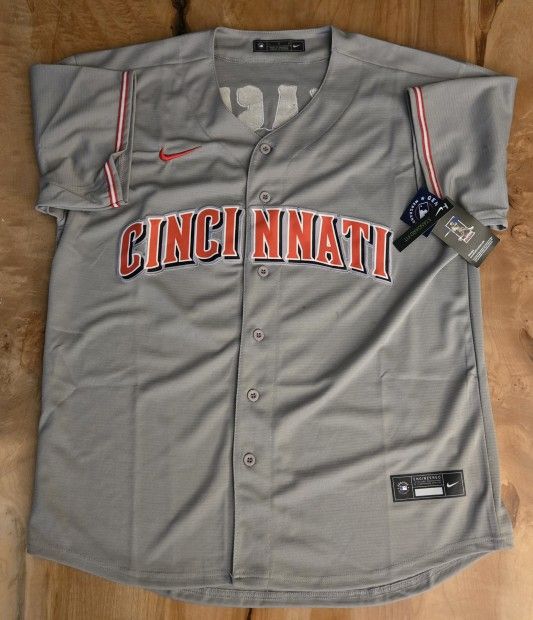 *Authentic* Elly De La Cruz Cincinnati Reds Jersey (Road Gray)