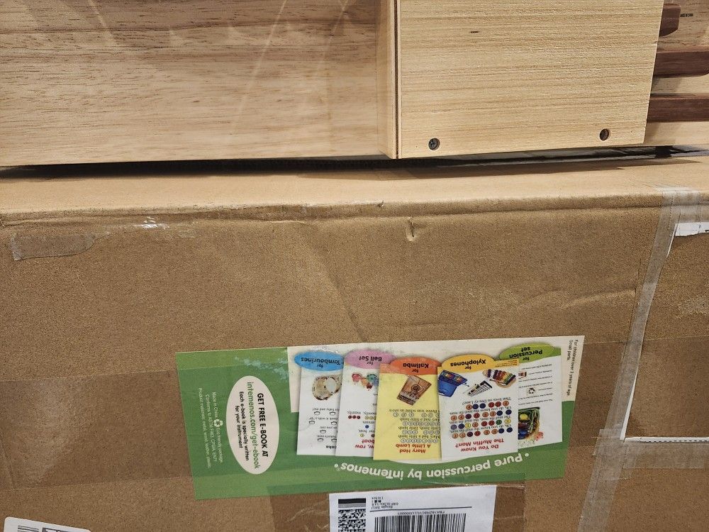 Xylophone inTemenos Orff Soprano with Resonator, 16 Fiberglass Keys, 2 Pairs of Mallets, Wooden Xylophone – Handmade Percussion Instrument