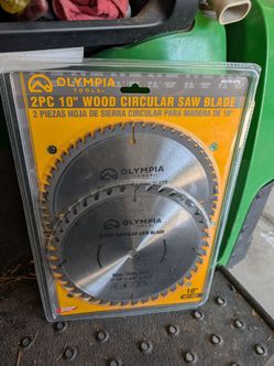 Olympia Tools 2-Pack 10" Wood Circular Saw Blades