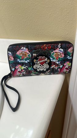 Ed Hardy large size New wallet wristlet vintage