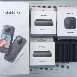 Insta360 X3 Bundle With LOT Of Extras!