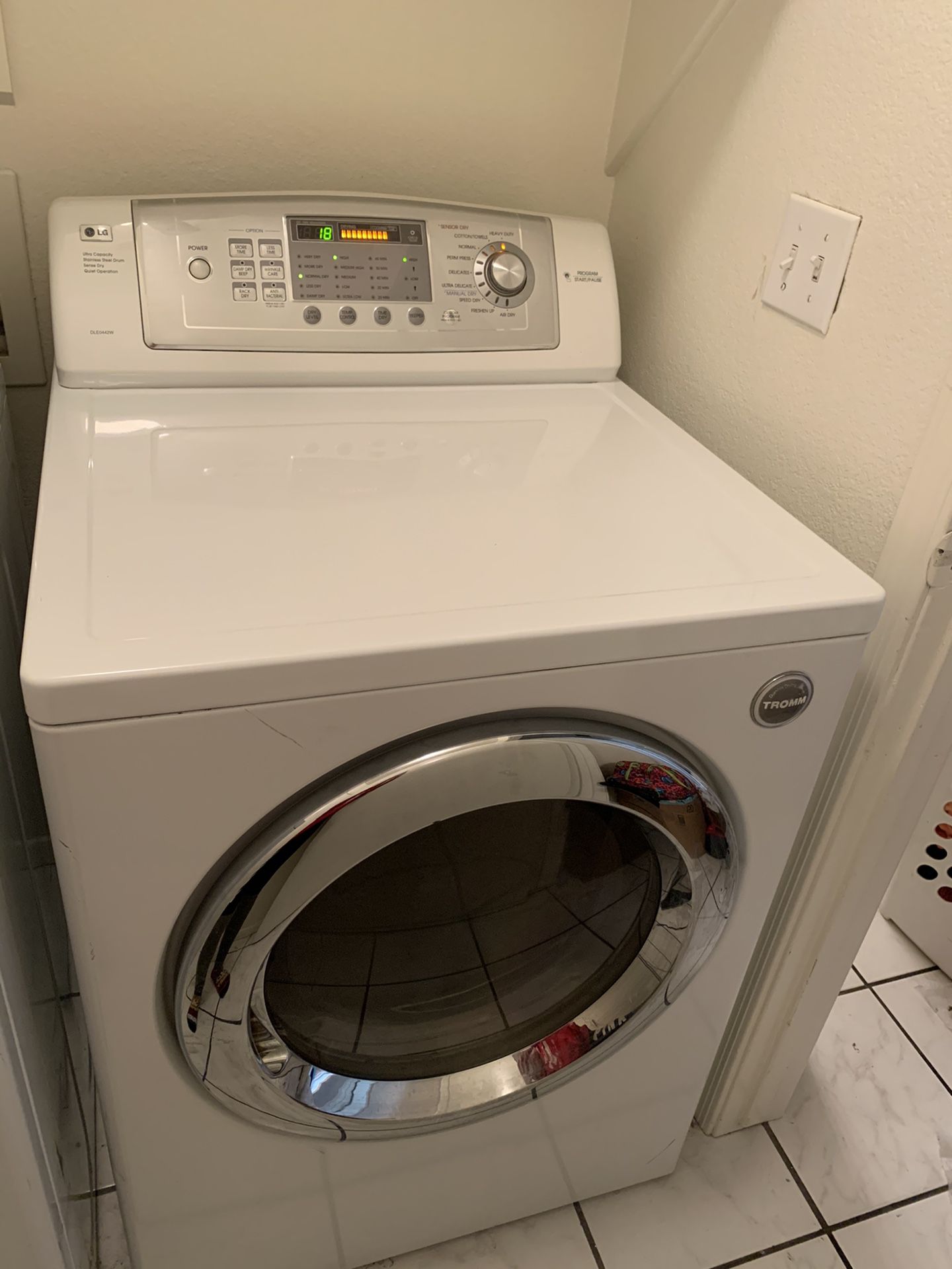 Washer and Dryer (brand: Tromm)